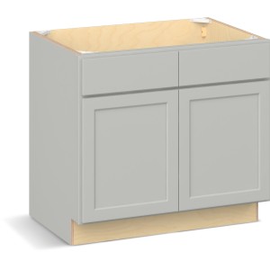 RELIABILT Parkstone II Sink Base, Light Gray , 36" W, 2 Doors, Fully Assembled, ADA - 641010 | Lowe's Pro Supply